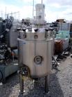 Used- Feldmeier Receiver Tank, 60 gallon, 316L stainless steel, vertical. 24