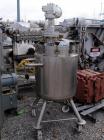 Used- Feldmeier Pressure Tank, 40 gallon, 316L Stainless Steel, Vertical. 21 3/4