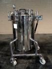 Used Feldmeier Receiver Tank, 60 Gallon, Stainless Steel. 24