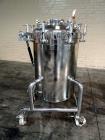 Used Feldmeier Receiver Tank, 60 Gallon, Stainless Steel. 24