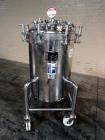 Used Feldmeier Receiver Tank, 60 Gallon, Stainless Steel. 24