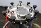 Used Feldmeier Pressure Tank, 40 Gallon, 316L Stainless Steel, Vertical. Approximately 22” diameter x 25” straight side, slight dished clamp-on top, dished bottom.  Internal rated 30/full vacuum at -...