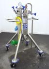 Used Feldmeier Pressure Tank, 13 Gallon (50 Liter), 316L Stainless Steel, Vertical. 12” Diameter x 28” straight side, clamp on slight dished top, dished bottom. Internal rated 50 psi/Full Vacuum at -...