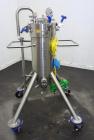 Used Feldmeier Pressure Tank, 13 Gallon (50 Liter), 316L Stainless Steel, Vertical. 12” Diameter x 28” straight side, clamp on slight dished top, dished bottom. Internal rated 50 psi/Full Vacuum at -...