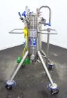 Used Feldmeier Pressure Tank, 13 Gallon (50 Liter), 316L Stainless Steel, Vertical. 12” Diameter x 28” straight side, clamp on slight dished top, dished bottom. Internal rated 50 psi/Full Vacuum at -...