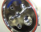 Used Feldmeier Pressure Tank, 13 Gallon (50 Liter), 316L Stainless Steel, Vertical. 12” Diameter x 28” straight side, clamp on slight dished top, dished bottom. Internal rated 50 psi/Full Vacuum at -...