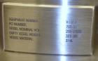 Used 200 Gallon Stainless Steel Feldmeier Pressure Tank