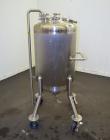 Used Feldmeier Pressure Tank, 200 liter (52.8 gallon), 316 L stainless steel, vertical. Approximately 24