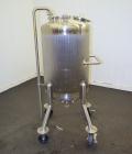 Used Feldmeier Pressure Tank, 200 liter (52.8 gallon), 316 L stainless steel, vertical. Approximately 24