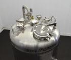 Used Feldmeier Pressure Tank, 200 liter (52.8 gallon), 316 L stainless steel, vertical. Approximately 24