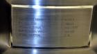 Used Feldmeier Pressure Tank, 200 liter (52.8 gallon), 316 L stainless steel, vertical. Approximately 24