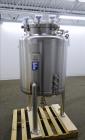 Unused- Feldmeier Tank, 500 Liter (132.8 Gallon), 316L Stainless Steel, Vertical