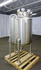 Unused- Feldmeier Tank, 500 Liter (132.8 Gallon), 316L Stainless Steel, Vertical