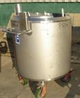 Used Feldmeier Tank, 150 Gallon, Jacketed, 316 Stainless Steel. 35-1/2