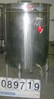USED: Filpaco tank, 225 gallon, 304 stainless steel, vertical. 38