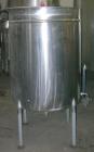 USED: Filpaco tank, 225 gallon, 304 stainless steel, vertical. 38