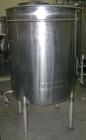USED: Filpaco tank, 225 gallon, 304 stainless steel, vertical. 38