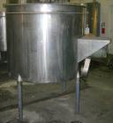 USED: Filpaco tank, 425 gallon, 304 stainless steel, vertical. 52