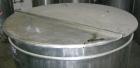 USED: Filpaco tank, 425 gallon, 304 stainless steel, vertical. 52