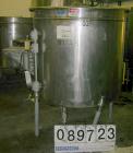 USED: Filpaco tank, 425 gallon, 304 stainless steel, vertical. 52