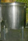 USED: Filpaco tank, 425 gallon, 304 stainless steel, vertical. 52