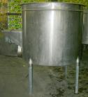 USED: Filpaco tank, 425 gallon, 304 stainless steel, vertical. 52