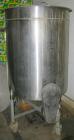 USED: Filpaco tank, 225 gallon, 304 stainless steel, vertical. 38
