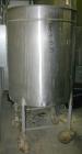 USED: Filpaco tank, 225 gallon, 304 stainless steel, vertical. 38