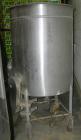 USED: Filpaco tank, 225 gallon, 304 stainless steel, vertical. 38