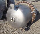 Used Four Corp Pressure Tank, 150 gallon, 316L stainless steel, vertical. 36