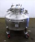 Used- Four Corp Pressure Tank, Approximately 80 Gallon, 316L Stainless Steel, Ve