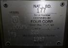 Used Four Corp Pressure Tank, Approximately 80 Gallon, 316L Stainless Steel, Ve