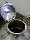 Used Four Corp Pressure Tank, Approximately 80 Gallon, 316L Stainless Steel, Ve