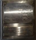 Used Four Corp Pressure Tank, Approximately 375 Gallon, 304 Stainless Steel.