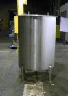 Used G&F Manufacturing Model 200GVD 200 Gallon Tank. Machine is of Stainless Steel construction. Has Vertical orientation. Approximate 38