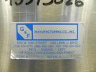 Used G&F Manufacturing Model 200GVD 200 Gallon Tank. Machine is of Stainless Steel construction. Has Vertical orientation. Approximate 38