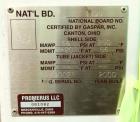 Used Gaspar 150 Gallon Receiver Tank, Stainless Steel.