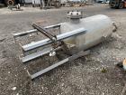Used- Gaspar 150 Gallon Receiver Tank, Stainless Steel.