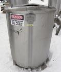 Used General Oil Equipment Company Tank, 200 gallon, 316 stainless steel, vertical. 37-1/2
