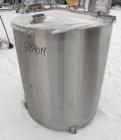 Used General Oil Equipment Company Tank, 200 gallon, 316 stainless steel, vertical. 37-1/2