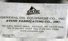 Used General Oil Equipment Company Tank, 15 gallon, 316 stainless steel, vertical. 18