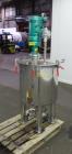 Used Graco Mixing System consisting of: (1) 45 Gallon Stainless Steel Graco Tan