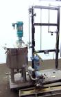 Used Graco Mixing System consisting of: (1) 45 Gallon Stainless Steel Graco Tan