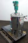 Used- Graco Mixing System consisting of: (1) 45 Gallon Stainless Steel Graco Tan