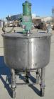 USED: Graco tank, 100 gallon, 304 stainless steel, vertical. 30