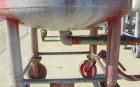 USED: Graco tank, 100 gallon, 304 stainless steel, vertical. 30