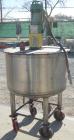 USED: Graco tank, 100 gallon, 304 stainless steel, vertical. 30