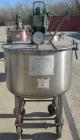USED: Graco tank, 100 gallon, 304 stainless steel, vertical. 30