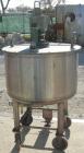 USED: Graco tank, 100 gallon, 304 stainless steel, vertical. 30