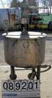 USED: 100 Gallon Stainless Steel Graco tank, Model XJCK-43